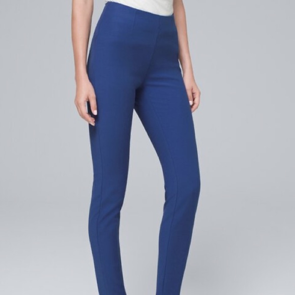 WHBM Skinny Ankle Royal Blue Pants Size 12- NWT